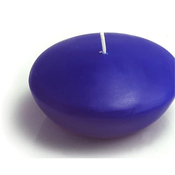 Zest Candle 3 in. Royal Blue Floating Candles, 12PK CFZ-058 - main